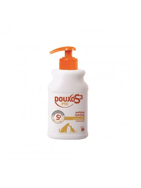 Douxo S3 Pyo Shampoo 200 ml 1 Șampon antiseptic cu clorhexidină pentru câini și pisici
