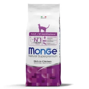 Monge Adult Pui 10kg - hrană premium pisici adulte