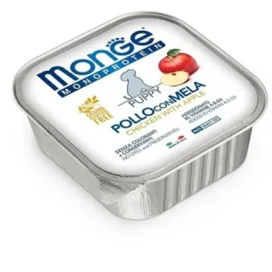 Monge Câini Superpremium Paté Monoproteic Puppy cu Pui și Măr – 150g - 24 BUC/BAX