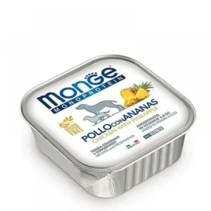 Monge Câini Superpremium Paté Monoproteic cu Pui și Ananas – 150g - 24 BUC/BAX