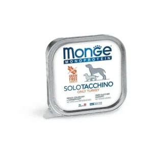 Monge Câini Superpremium Paté Monoproteic 100% Curcan – 150g - 24 BUC/BAX