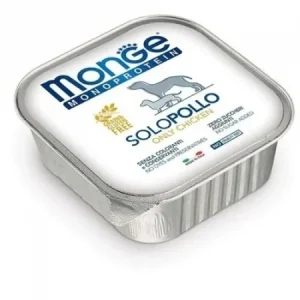 Monge Câini Superpremium Paté Monoproteic 100% Pui – 150g - 24 BUC/BAX