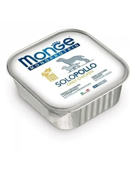 Monge Câini Superpremium Paté Monoproteic 100% Pui – 150g - 24 BUC/BAX 1 Monge Câini Superpremium Paté Monoproteic 100% Pui – 150g - 24 BUC/BAX