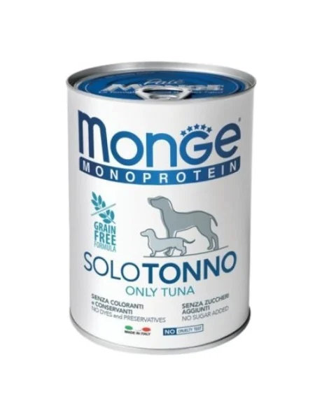 Monge Câini Superpremium Paté Monoproteic 100% Ton – 400g - 24 BUC/BAX 1 Monge Câini Superpremium Paté Monoproteic 100% Ton – 400g - 24 BUC/BAX