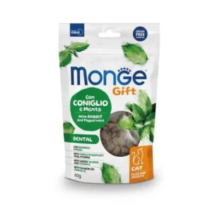 Recompense dentare câini cu iepure și mentă Monge