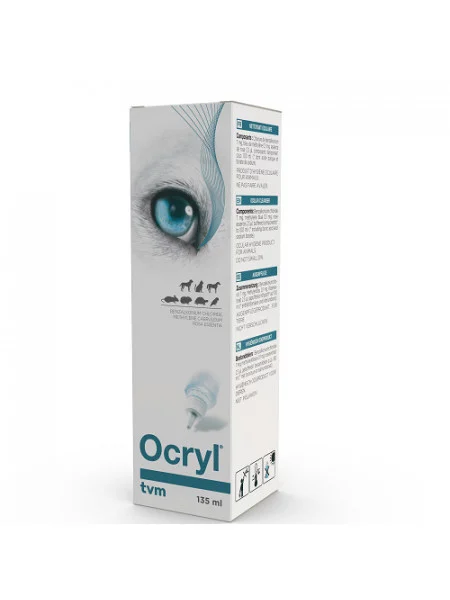 Ocryl 135 ml 1 Ocryl soluție oftalmică sterilă 135ml pentru câini și pisici.