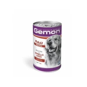 Gemon Chunks Miel Orez 1250g hrană umedă câini adulți talie medie digestibilă