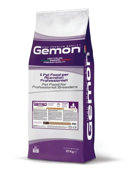 Gemon Câini Breeders Performance cu Pui și Orez 27/15 – 20kg 1 gemon dog performance pui si orez 20kg hrana uscata caini activi adulti energie digestie