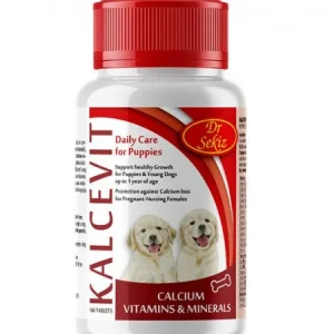 Kalcevit 500 tablete 600g supliment calciu fosfor vitamine câini pisici oase sănătoase
