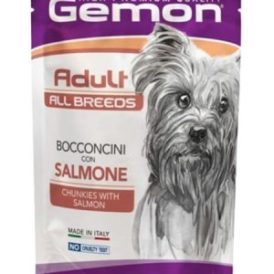 gemon d pouches chunkies adult salmon 100g hrana umeda caine adult