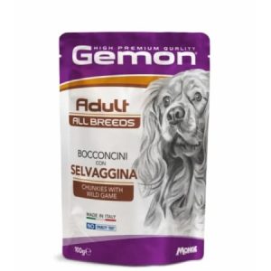 gemon d pouches chunkies adult wild game 100g hrana umeda caine