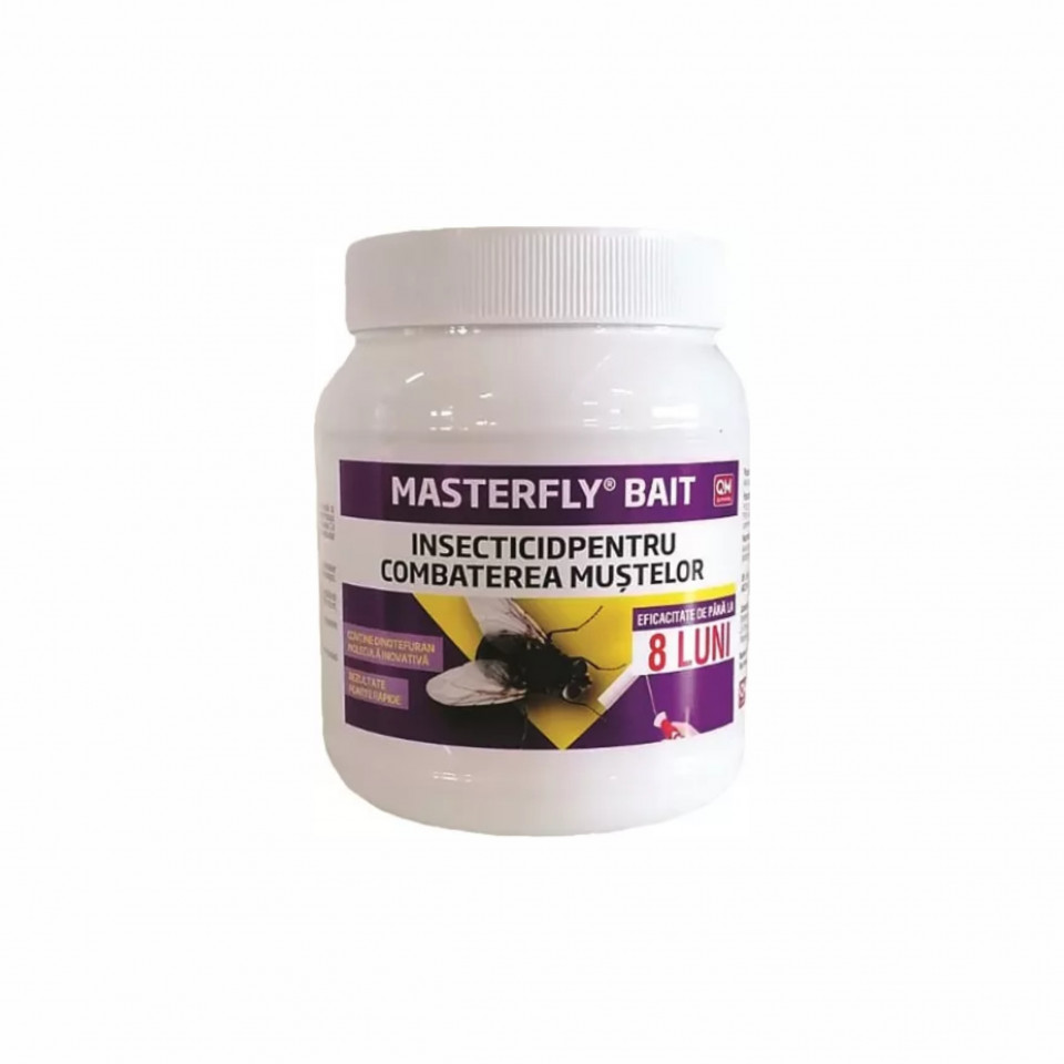 masterfly bait 125g insecticid muște dinotefuran spații restrânse