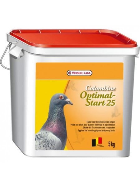 VL COLOMBINE OPTIMAL-START 25 5 KG 1 versele-laga optim-start 25 5kg supliment porumbei pui proteine vitamine dezvoltare