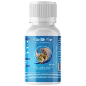 calcibis plus 100ml calciu fosfor vitamina d3 pasari si suine