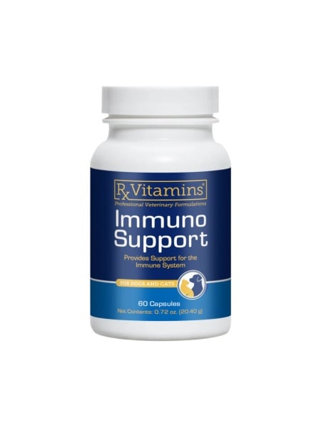 immuno support 60 capsule supliment imunitate câini pisici Rx Vitamins feline canine