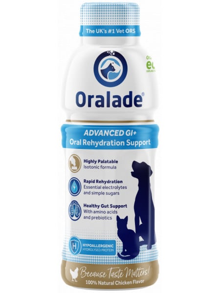 oralade gi support 500ml rehidratare animale soluție isotonică