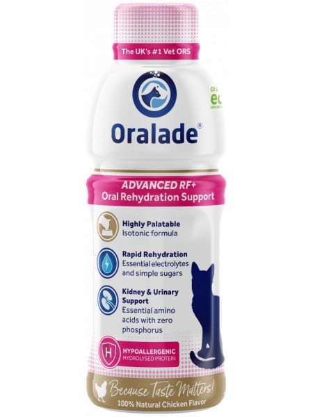 oralade rf support 330ml rehidratare renal pet isotonic