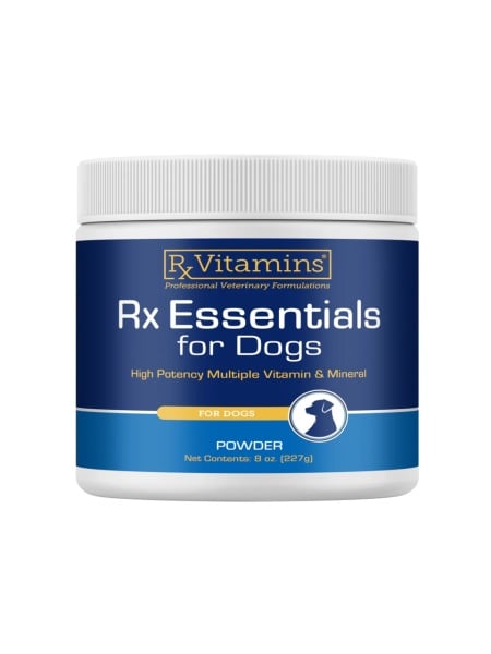 rx essentials for dog multivitamine spirulina milk thistle