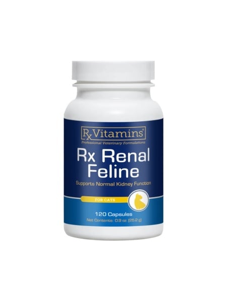 rx renal feline 120 capsule supliment renal pisici veterinare