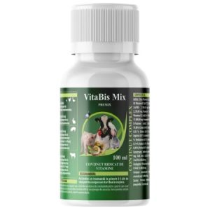 vitabis mix 100ml complex vitamine crestere imunitate pasari animale