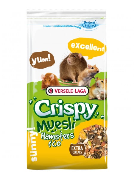 vl crispy muesli hamster 400g hrana completa rozatoare
