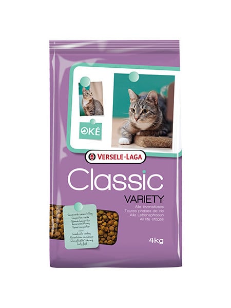 versele-laga oke classic cat variety 4kg hrană pisici adulte