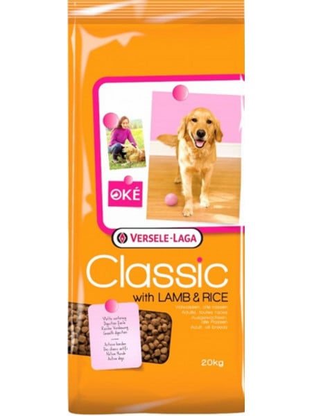 versele-laga oke classic lamb rice 20kg hrană câini adulți