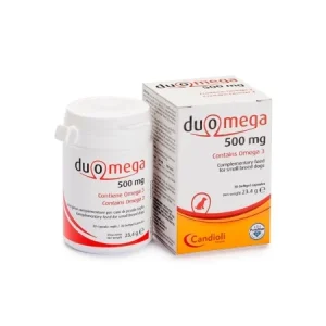 DuoMega 500 mg 30 capsule Omega 3 pentru câini